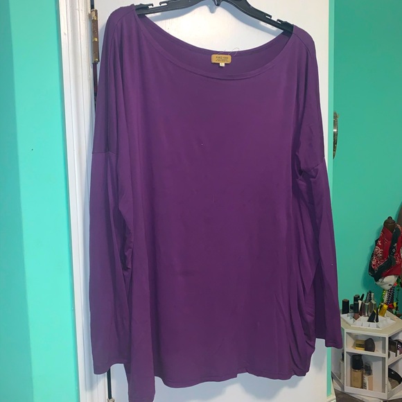 Purple Piko Top - Picture 1 of 3